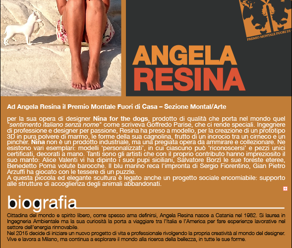 PREMIO PER ANGELA RESINA